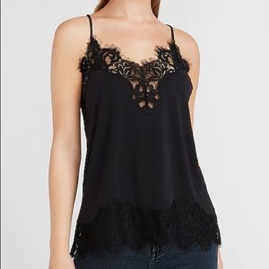EXPRESS V NECK LACE CAMI IN SMALL